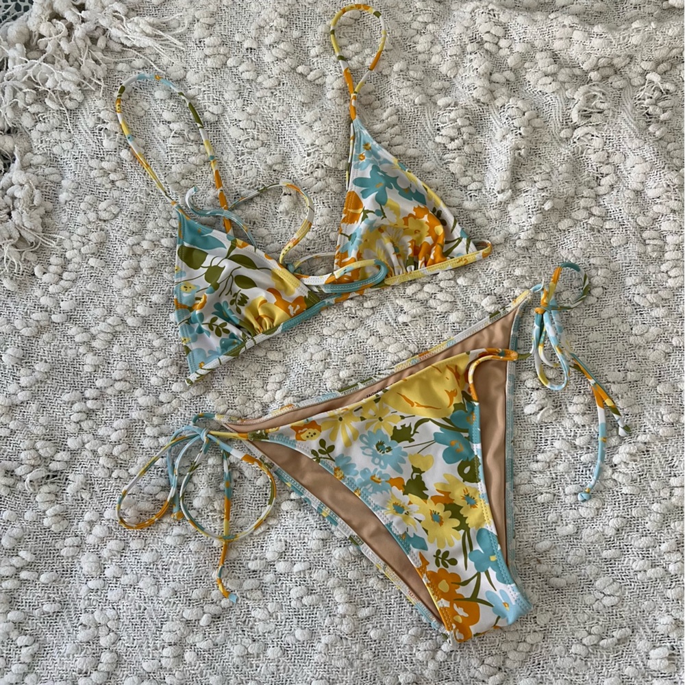 Faithfull the Brand Flirty Floral Swim Set
